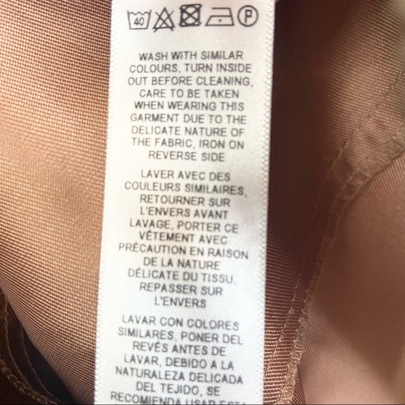 ASOS•bronze hooded spring lightweight parka trench coat size 8 - Picture 8 of 10